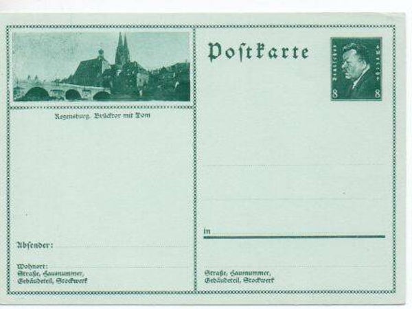 Deutsches Reich Bildpostkarte P189/ 049 ungebraucht/ *