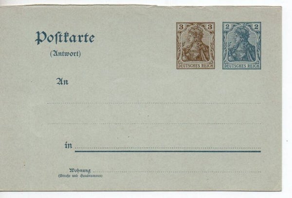 Deutsches Reich Ganzsache P72 A ungebraucht/ *