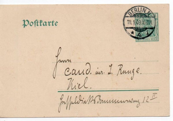 Deutsches Reich Ganzsache P78 gelaufen/ o