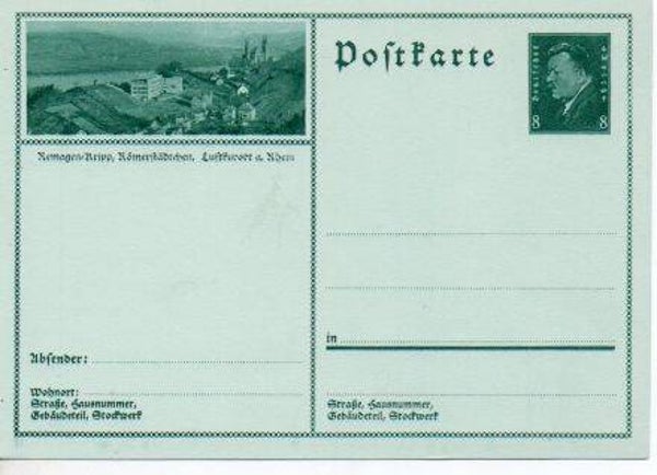 Deutsches Reich Bildpostkarte P189/ 050 ungebraucht/ *