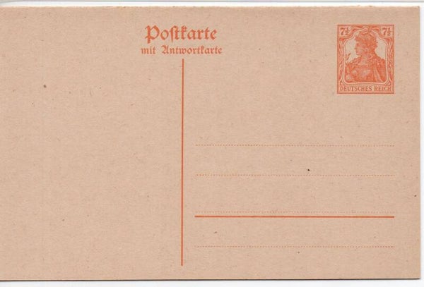 Deutsches Reich Ganzsache P112 F+A ungebraucht/ *