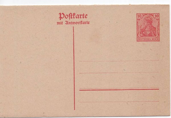 Deutsches Reich Ganzsache P113 F+A ungebraucht/ *
