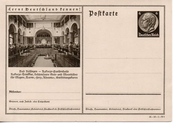 Deutsches Reich Bildpostkarte P236/ 35-56-1-B6 ungebraucht/ *