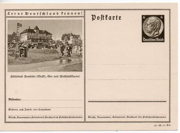 Deutsches Reich Bildpostkarte P236/ 35-56-1-B8 ungebraucht/ *