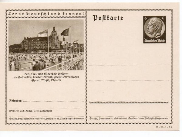 Deutsches Reich Bildpostkarte P236/ 35-63-1-B1 ungebraucht/ *