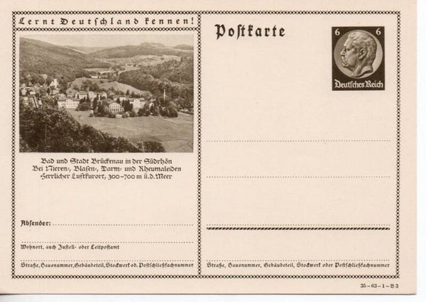 Deutsches Reich Bildpostkarte P236/ 35-63-1-B2 ungebraucht/ *