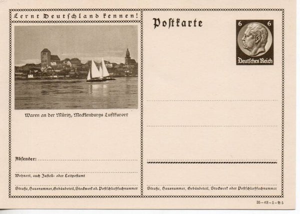Deutsches Reich Bildpostkarte P236/ 35-63-1-B4 ungebraucht/ *