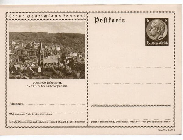Deutsches Reich Bildpostkarte P236/ 35-63-1-B5 ungebraucht/ *