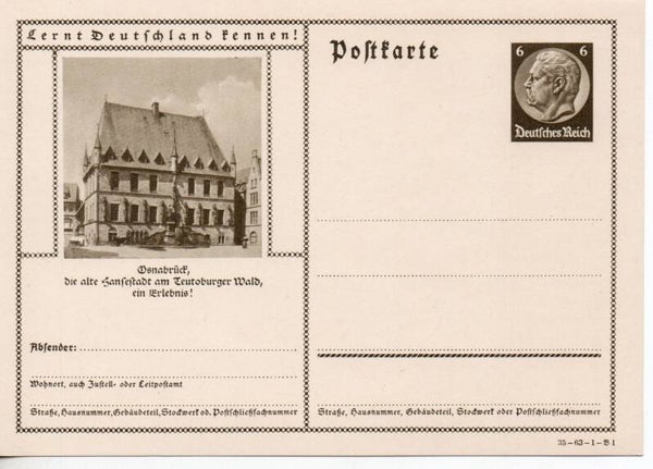 Deutsches Reich Bildpostkarte P236/ 36-72-1-B1 ungebraucht/ *