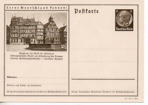 Deutsches Reich Bildpostkarte P236/ 36-72-1-B2 ungebraucht/ *