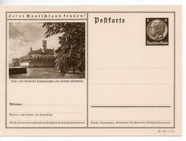 Deutsches Reich Bildpostkarte P236/ 36-72-1-B6 ungebraucht/ *