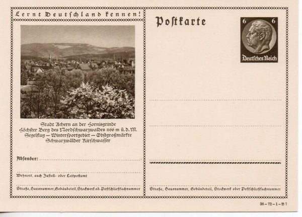 Deutsches Reich Bildpostkarte P236/ 36-72-1-B7 ungebraucht/ *
