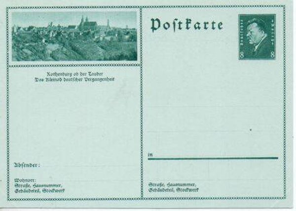 Deutsches Reich Bildpostkarte P189/ 053 ungebraucht *
