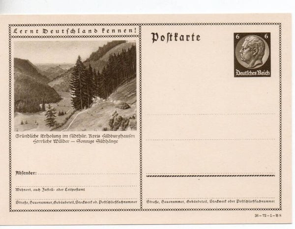 Deutsches Reich Bildpostkarte P236/ 36-72-1-B8 ungebraucht/ *