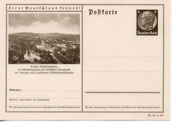 Deutsches Reich Bildpostkarte P236/ 36-72-1-B9 ungebraucht/ *