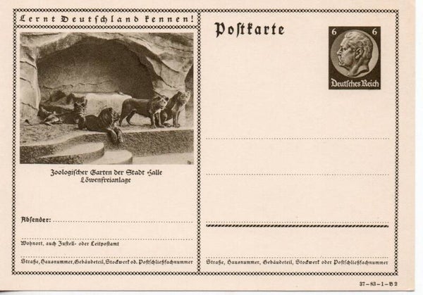 Deutsches Reich Bildpostkarte P236/ 37-83-1-B2 ungebraucht/ *