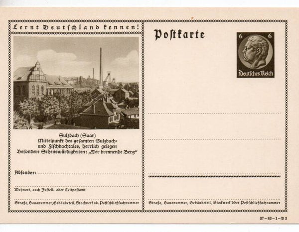 Deutsches Reich Bildpostkarte P236/ 37-83-1-B3 ungebraucht/ *