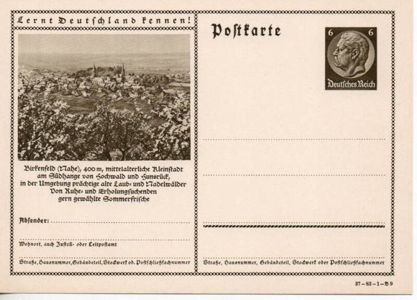 Deutsches Reich Bildpostkarte P236/ 37-83-1-B9 ungebraucht/ *