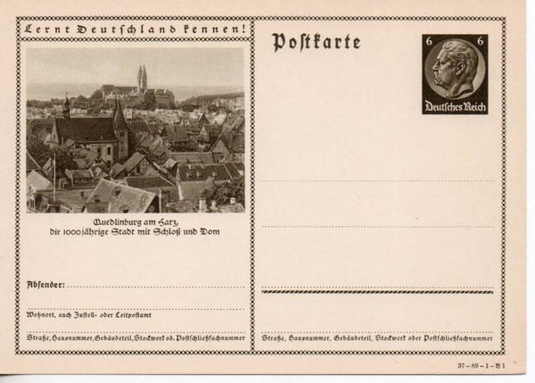 Deutsches Reich Bildpostkarte P236/ 37-89-1-B1 ungebraucht/ *