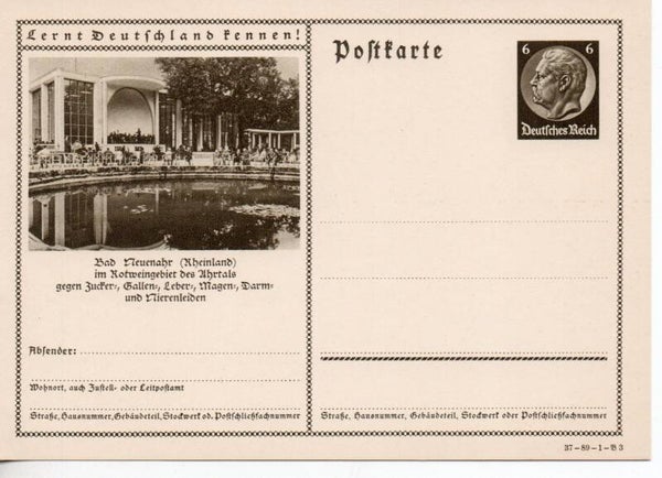 Deutsches Reich Bildpostkarte P236/ 37-89-1-B3 ungebraucht/ *