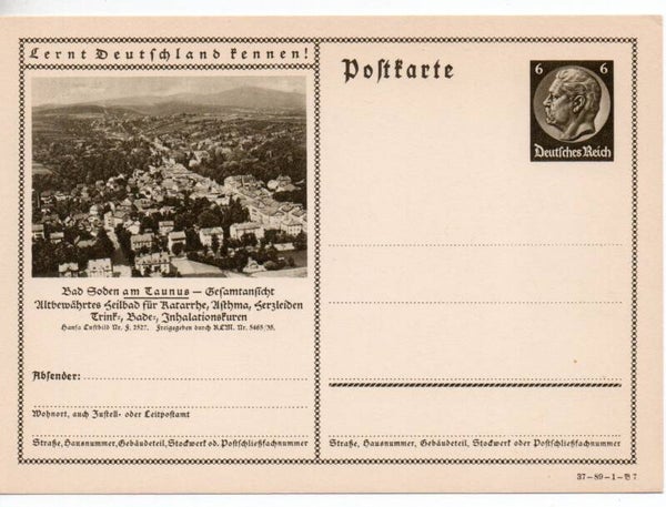 Deutsches Reich Bildpostkarte P236/ 37-89-1-B7 ungebraucht/ *