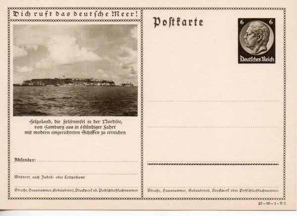 Deutsches Reich Bildpostkarte P236/ 37-90-1-B3 ungebraucht/ *