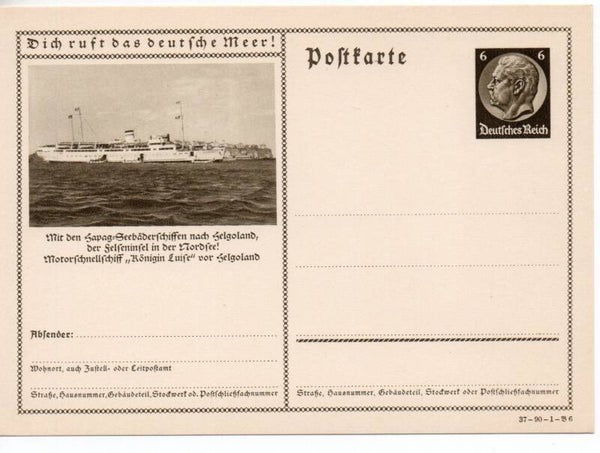 Deutsches Reich Bildpostkarte P236/ 37-90-1-B6 ungebraucht/ *