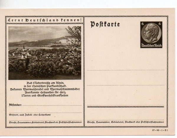Deutsches Reich Bildpostkarte P236/ 37-93-1-B1 ungebraucht/ *