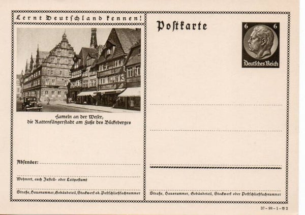Deutsches Reich Bildpostkarte P236/ 37-93-1-B2 ungebraucht/ *
