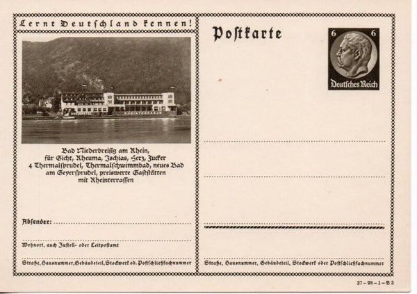 Deutsches Reich Bildpostkarte P236/ 37-93-1-B3 ungebraucht/ *