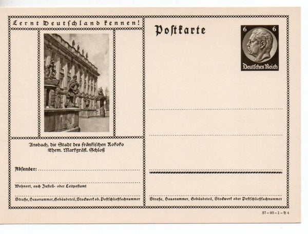 Deutsches Reich Bildpostkarte P236/ 37-93-1-B4 ungebraucht/ *