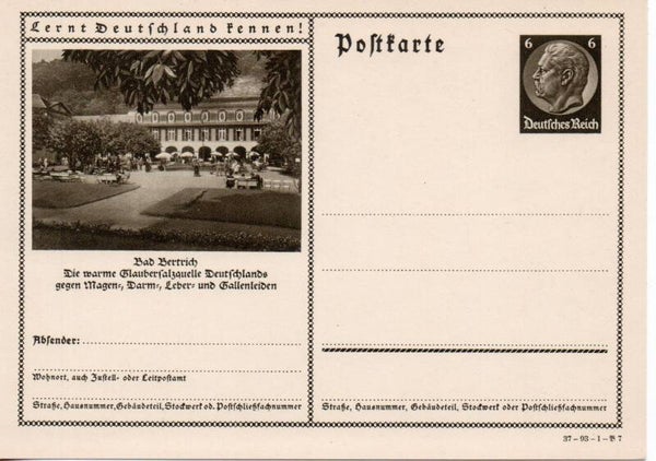 Deutsches Reich Bildpostkarte P236/ 37-93-1-B7 ungebraucht/ *