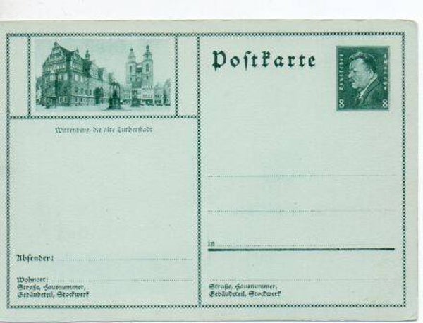 Deutsches Reich Bildpostkarte P189/ 058 ungebraucht *
