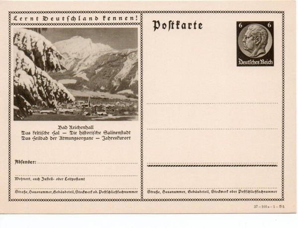 Deutsches Reich Bildpostkarte P236/ 37-101a-1-B5 ungebraucht/ *