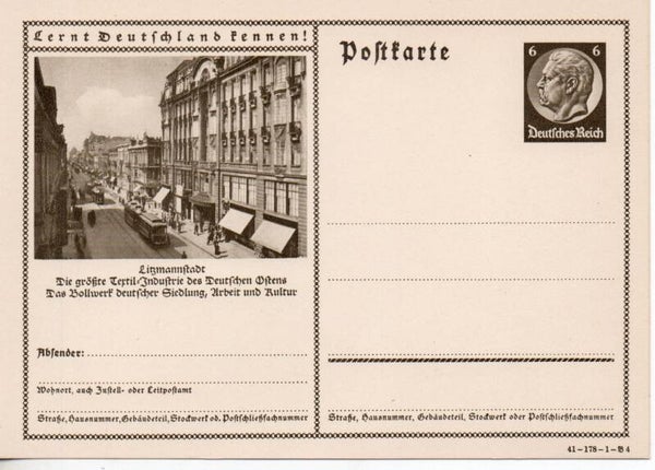 Deutsches Reich Bildpostkarte P236/ 41-178-1-B4 ungebraucht/ *