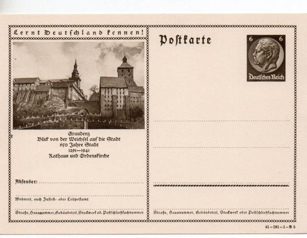 Deutsches Reich Bildpostkarte P236/ 41-181-1-B5 ungebraucht/ *