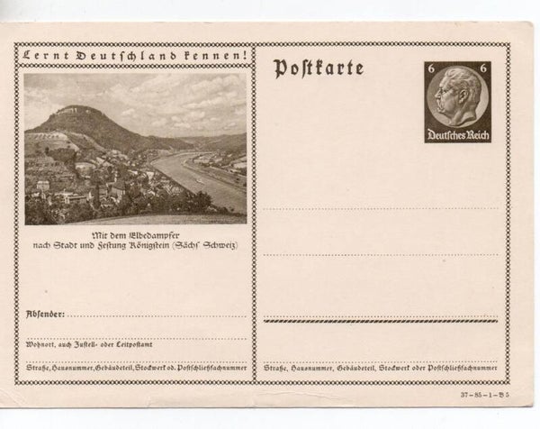 Deutsches Reich Bildpostkarte P236/ 37-85-1-B5 ungebraucht/ *