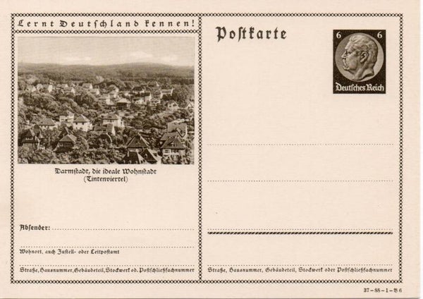 Deutsches Reich Bildpostkarte P236/ 37-88-1-B6 ungebraucht/ *