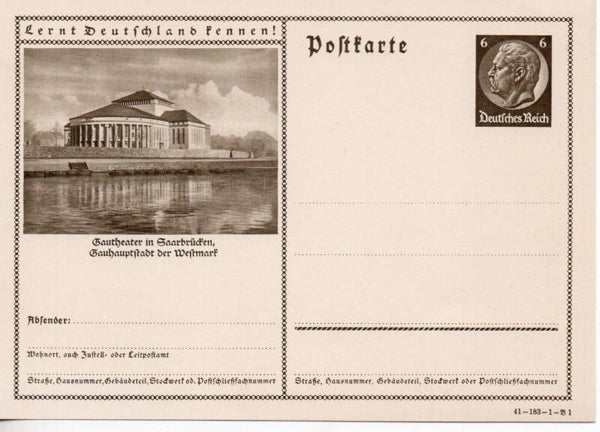 Deutsches Reich Bildpostkarte P236/ 41-183-1-B1 ungebraucht/ *