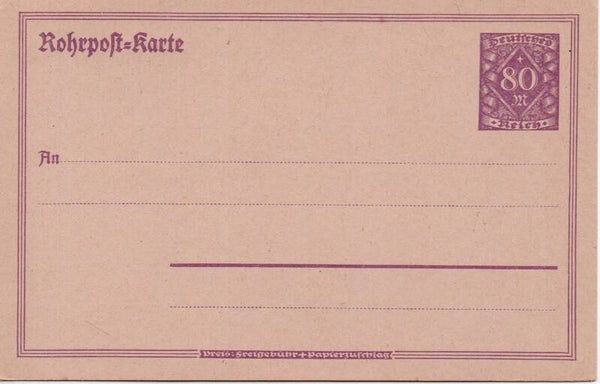 Deutsches Reich Ganzsache Nr. RP 22 ungebraucht/ *