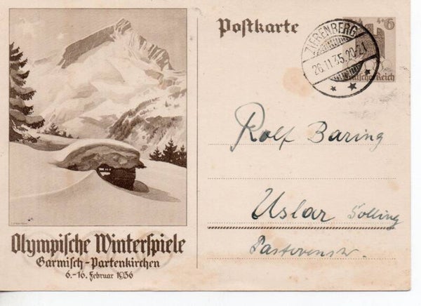 Deutsches Reich Ganzsache Nr. P257 gelaufen/ o
