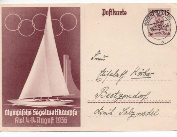 Deutsches Reich Ganzsache Nr. P260 gelaufen/ o