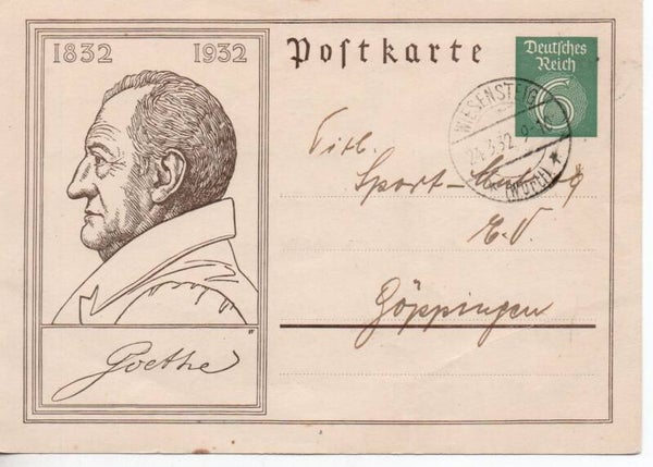 Deutsches Reich Ganzsache Nr. P213 gelaufen/ o