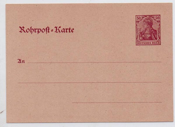 Deutsches Reich Ganzsache Rohrpost Nr. RP20 ungberaucht/ *