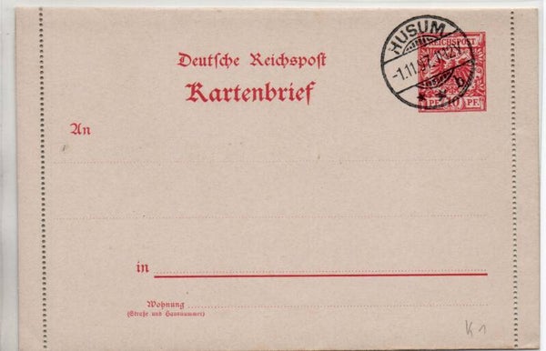 Deutsches Reich Ganzsache Nr. K2 gestempelt/ o