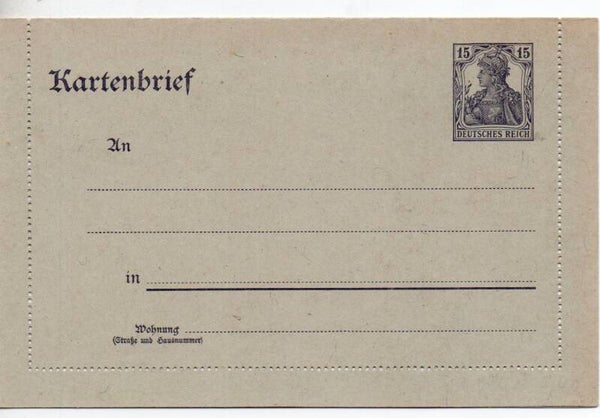 Deutsches Reich Ganzsache Nr. K17 ungebraucht/ *