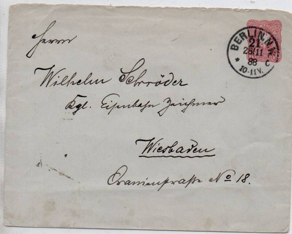 Deutsches Reich Ganzsache Nr. U12B gelaufen/ o