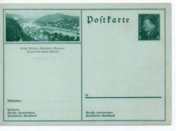 Deutsches Reich Bildpostkarte P189/ 056 ungebraucht/ *