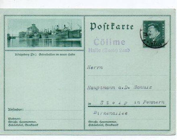 Deutsches Reich Bildpostkarte P189/ 031 gelaufen/ o