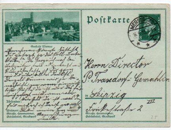 Deutsches Reich Bildpostkarte P189/ 057 gelaufen/ o